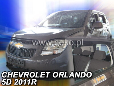 Chevrolet Orlando od 2011 (so zadnými) - deflektory Heko