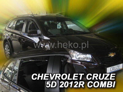 Chevrolet Cruze Combi od 2012 (so zadnými) - deflektory Heko