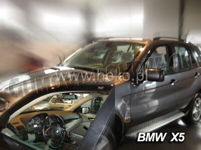 BMW X5 (E53) 1999-2006 (predné) - deflektory Heko