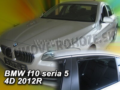BMW 5 (F10) Sedan 2010-2016 (so zadnými) - deflektory Heko