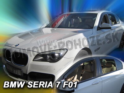 BMW 7 (F01) 2008-2015 (so zadnými) - deflektory Heko