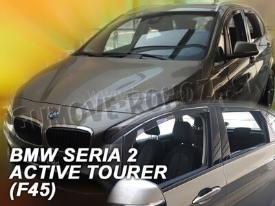 BMW 2 Active Tourer (F45) od 2014 (so zadnými) - deflektory Heko