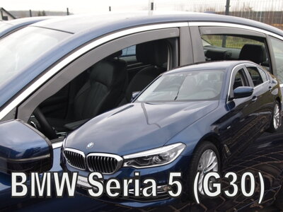 BMW 5 Sedan (G30) od 2017 (so zadnými) - deflektory Heko