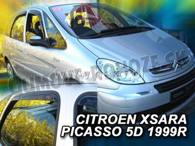 Citroen Xsara Picasso 1999-2012 (so zadnými) - deflektory Heko