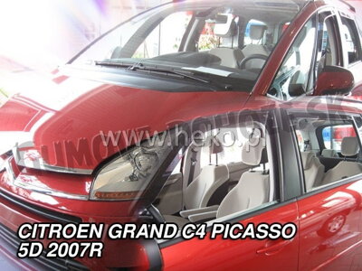 Citroen C4 Grand Picasso 2006-2013 (so zadnými) - deflektory Heko