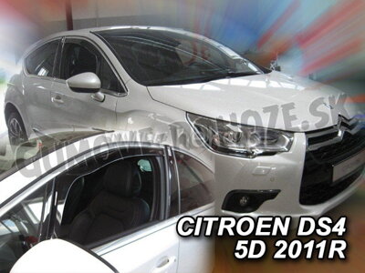 Citroen DS4 od 2011 (predné) - deflektory Heko