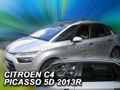 Citroen C4 Picasso od 2013 (so zadnými) - deflektory Heko