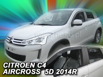 Citroen C4 AirCross od 2012 (so zadnými) - deflektory Heko