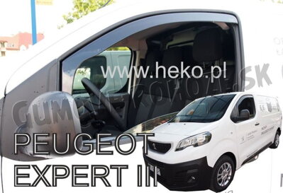 Peugeot Expert, Traveller od 2016 (predné) - deflektory Heko