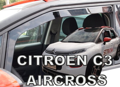 Citroen C3 AirCross od 2017 (predné) - deflektory Heko