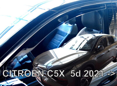 Citroen C5X od 2021 (predné) - deflektory Heko