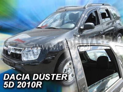 Dacia Duster 2010-2018 (so zadnými) - deflektory Heko