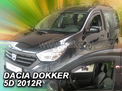 Dacia Dokker od 2012 (predné) - deflektory Heko