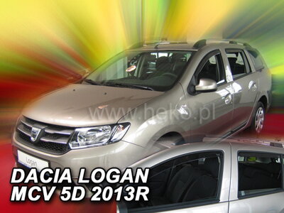 Dacia Logan MCV od 2013 (so zadnými) - deflektory Heko