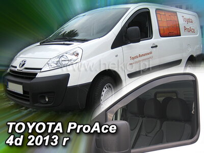 Toyota ProAce 2012-2016 (predné) - deflektory Heko