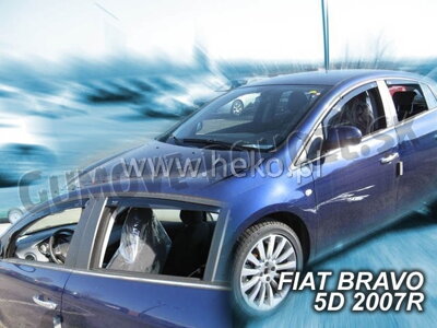 Fiat Bravo 2007-2014 (predné) - deflektory Heko