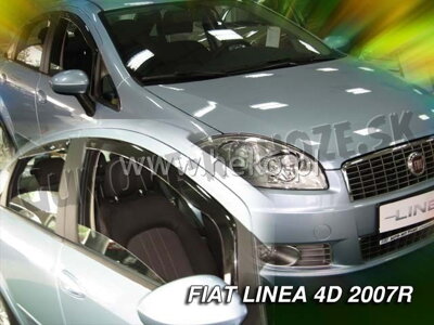 Fiat Linea od 2007 (predné) - deflektory Heko