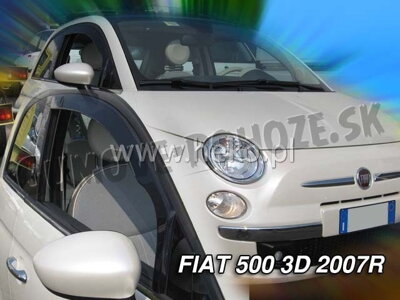 Fiat 500 od 2007 (predné) - deflektory Heko