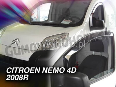 Citroen Nemo od 2008 (predné) - deflektory Heko