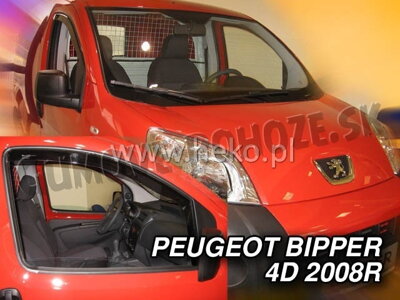 Peugeot Bipper od 2008 (predné) - deflektory Heko