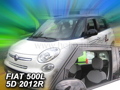 Fiat 500L od 2012 (predné) - deflektory Heko