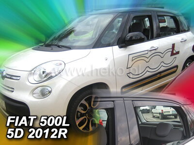 Fiat 500L od 2012 (so zadnými) - deflektory Heko