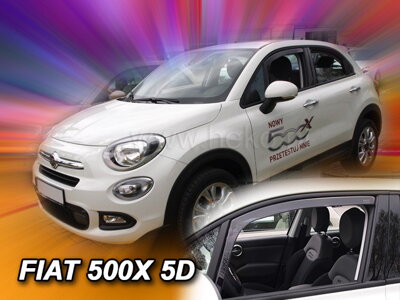 Fiat 500X od 2014 (predné) - deflektory Heko