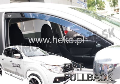 Fiat Fullback od 2016 (predné) - deflektory Heko