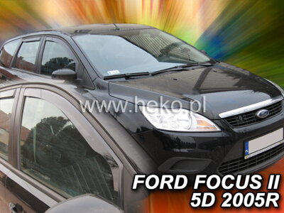 Ford Focus 2004-2011 (predné) - deflektory Heko