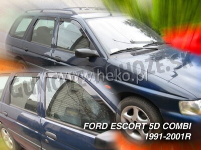 Ford Escort Combi 1990-2000 (so zadnými) - deflektory Heko