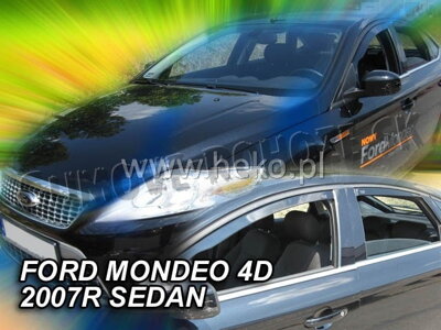 Ford Mondeo Htb, Sedan 2007-2015 (so zadnými) - deflektory Heko