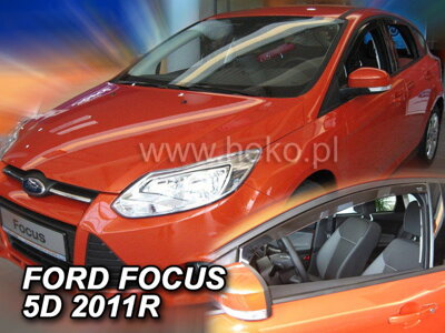 Ford Focus 2011-2018 (predné) - deflektory Heko