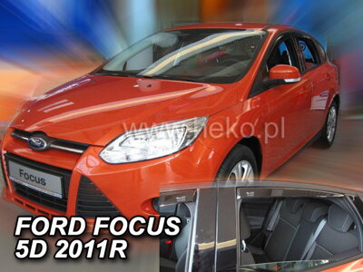 Ford Focus Htb 2011-2018 (so zadnými) - deflektory Heko