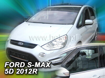 Ford S-Max 2010-2015 (predné) - deflektory Heko