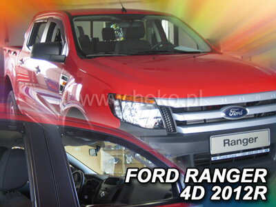 Ford Ranger 4-dvere od 2012 (predné) - deflektory Heko