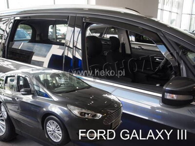 Ford Galaxy od 2015 (so zadnými) - deflektory Heko