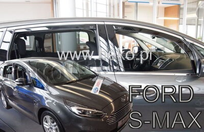 Ford S-Max od 2015 (so zadnými) - deflektory Heko