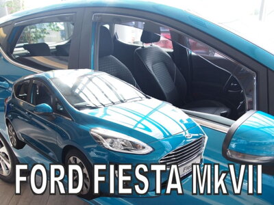 Ford Fiesta 5-dverí od 2017 (so zadnými) - deflektory Heko
