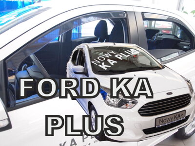 Ford Ka+ od 2016 (so zadnými) - deflektory Heko