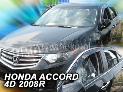 Honda Accord Sedan od 2008 (so zadnými) - deflektory Heko