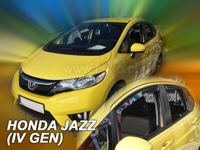 Honda Jazz 2014-2020 (so zadnými) - deflektory Heko
