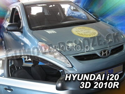 Hyundai i20 3-dvere 2008-2014 (predné) - deflektory Heko