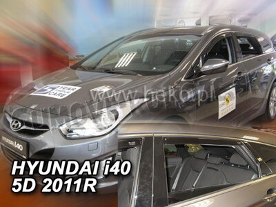 Hyundai i40 Combi od 2011 (so zadnými) - deflektory Heko