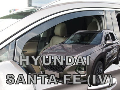 Hyundai Santa Fe od 2018 (predné) - deflektory Heko