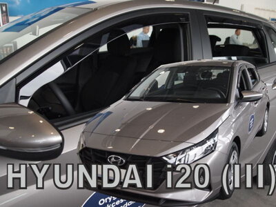 Hyundai i20 od 2020 (so zadnými) - deflektory Heko