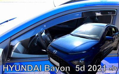 Hyundai Bayon od 2021 (predné) - deflektory Heko