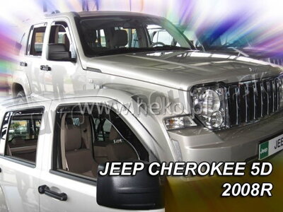 Jeep Cherokee 2008-2013 (predné) - deflektory Heko