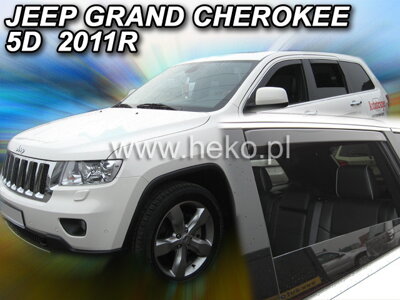 Jeep Grand Cherokee od 2011 (so zadnými) - deflektory Heko