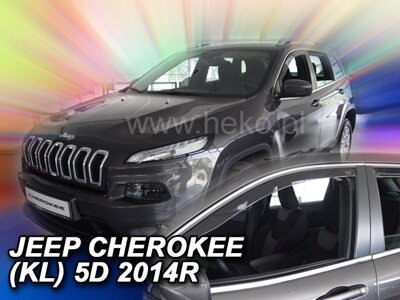 Jeep Cherokee od 2014 (predné) - deflektory Heko