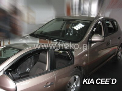 Kia Ceed Htb 2006-2012 (so zadnými) - deflektory Heko